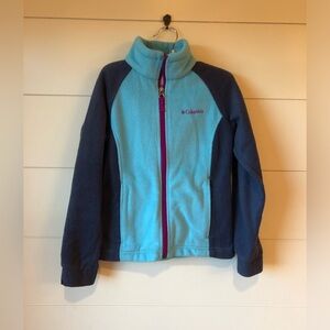 Columbia Benton Fleece Full Zip Girls S7-8